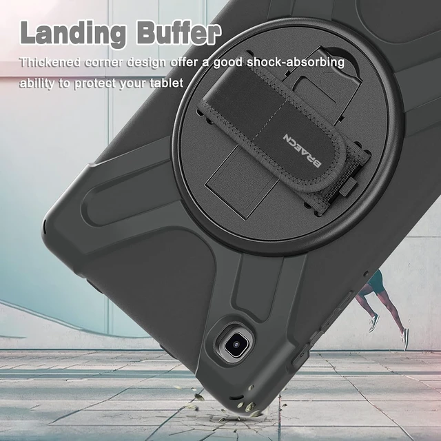 Alt view image 7 of 7 - Case for Galaxy Tab A 10.1: 2019 SM-T510/ SM-T515/ SM-T517 Black