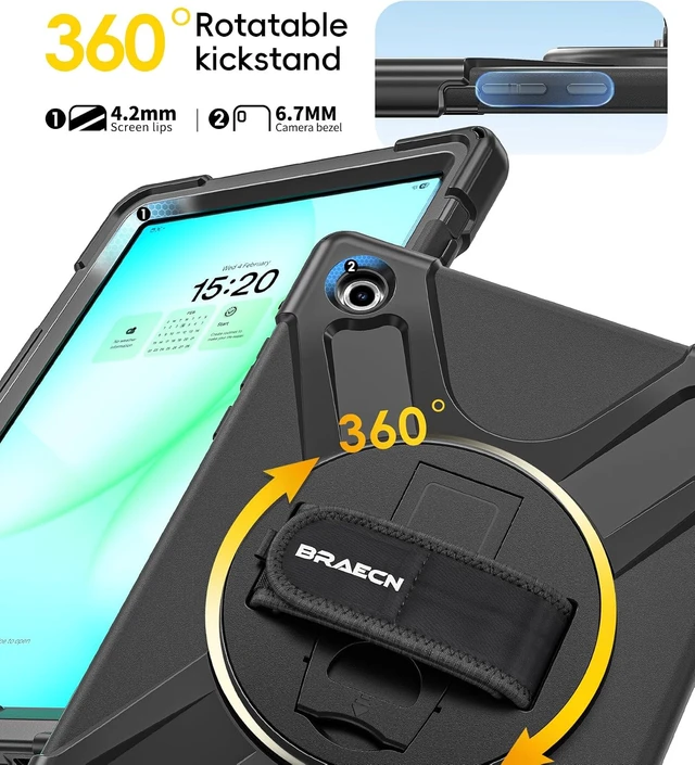 Alt view image 2 of 2 - Case for SAM-SUNG Galaxy Tab A11+ Plus - 11 Inch 2025 Black