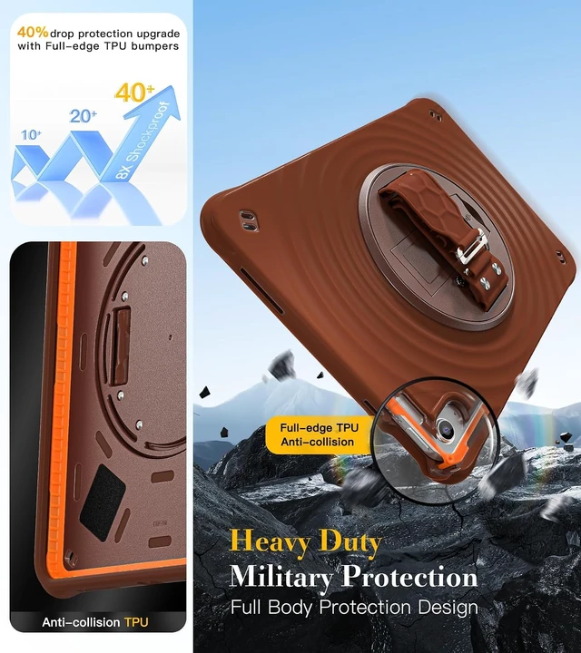 Alt view image 3 of 7 - Ripple Case for iPad A16 11th/10th Generation - 11/10.9" 2025/2022