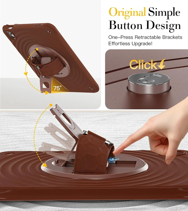 Alt view image 5 of 7 - Ripple Case for iPad A16 11th/10th Generation - 11/10.9" 2025/2022