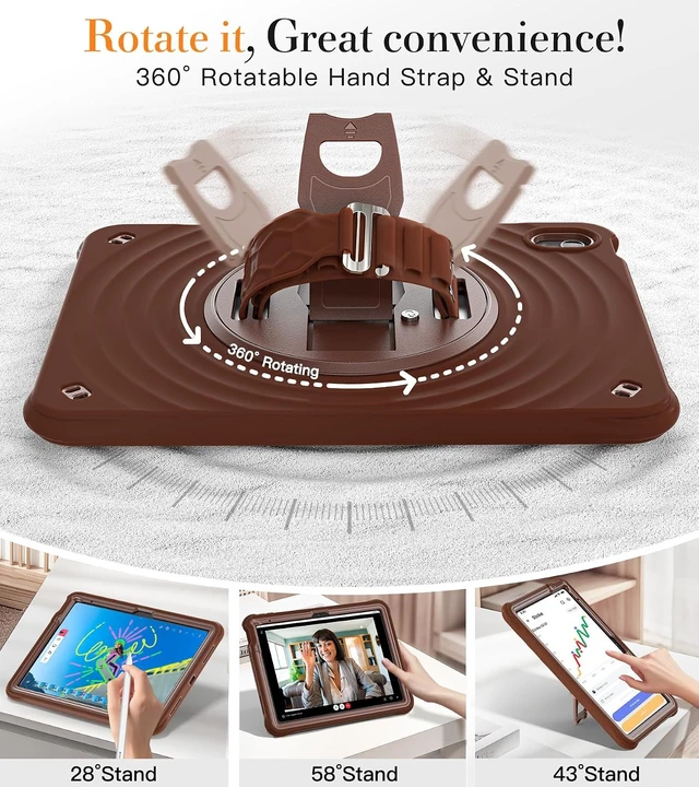 Alt view image 4 of 7 - Ripple Case for iPad A16 11th/10th Generation - 11/10.9" 2025/2022