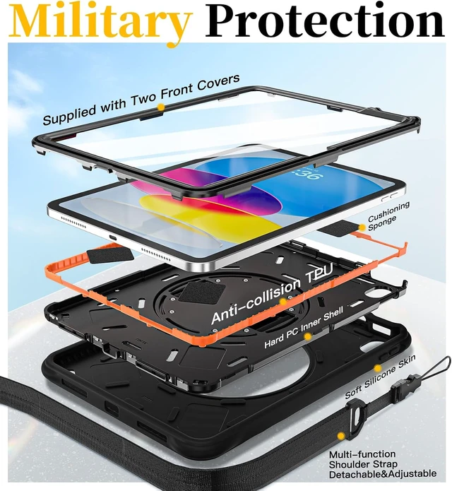 Alt view image 6 of 7 - Ripple Case for iPad A16 11th/10th Generation - 11/10.9" 2025/2022