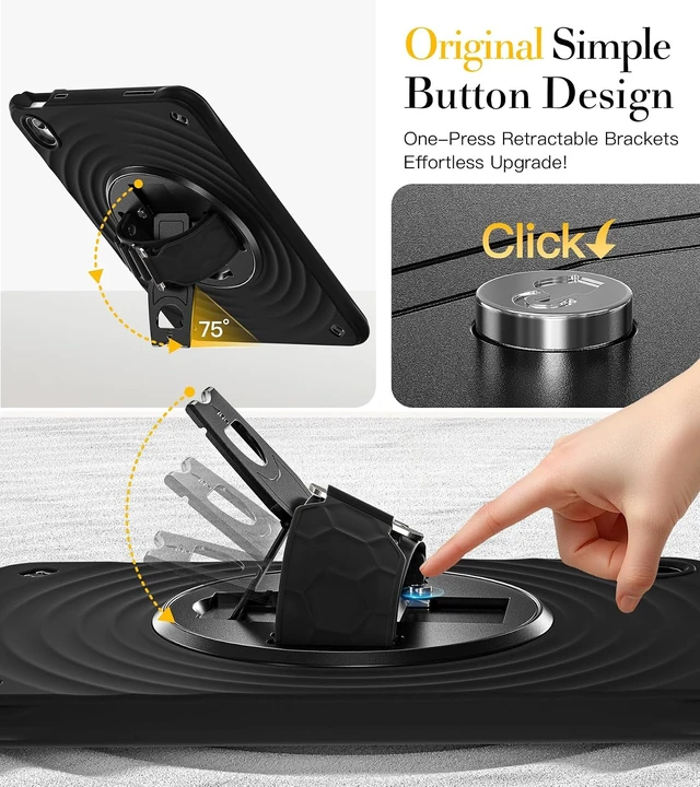 Alt view image 5 of 7 - Ripple Case for iPad A16 11th/10th Generation - 11/10.9" 2025/2022