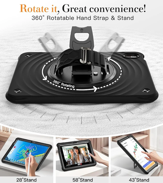 Alt view image 4 of 7 - Ripple Case for iPad A16 11th/10th Generation - 11/10.9" 2025/2022