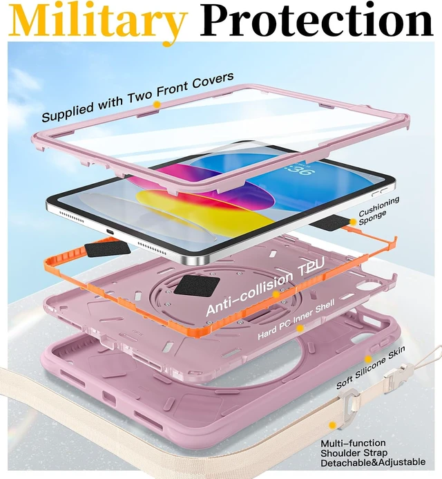 Alt view image 6 of 7 - Ripple Case for iPad A16 11th/10th Generation - 11/10.9" 2025/2022