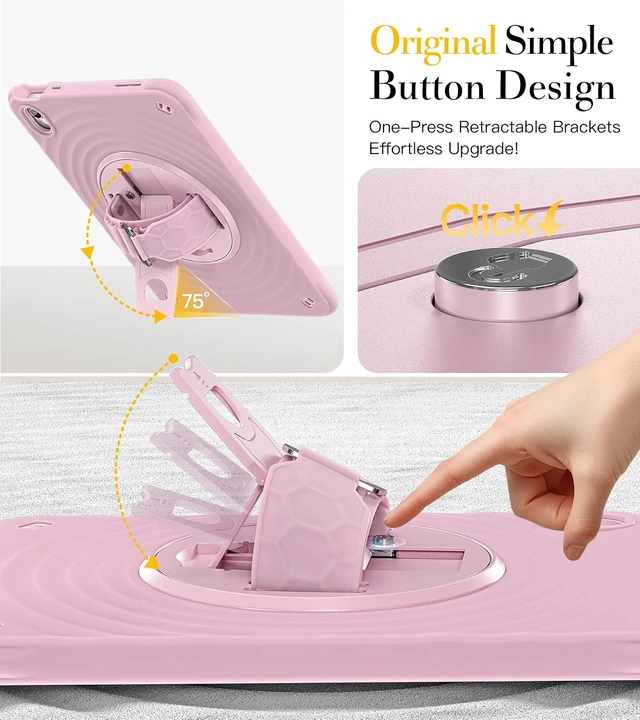 Alt view image 5 of 7 - Ripple Case for iPad A16 11th/10th Generation - 11/10.9" 2025/2022