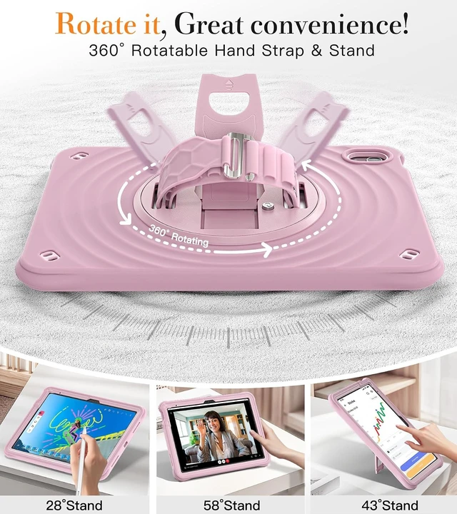 Alt view image 4 of 7 - Ripple Case for iPad A16 11th/10th Generation - 11/10.9" 2025/2022