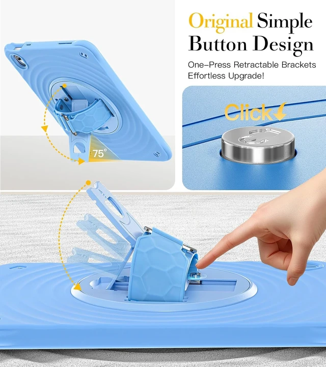 Alt view image 5 of 7 - Ripple Case for iPad A16 11th/10th Generation - 11/10.9" 2025/2022