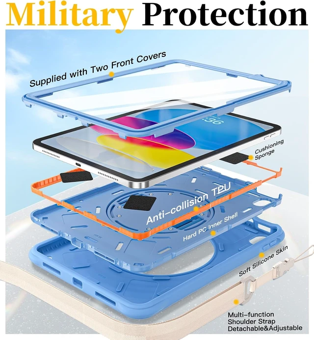 Alt view image 6 of 7 - Ripple Case for iPad A16 11th/10th Generation - 11/10.9" 2025/2022