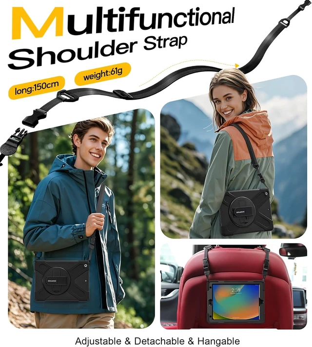 Alt view image 5 of 7 - Case for iPad 9th/8th/7th Generation - 10.2 inch 2021/2020/2019