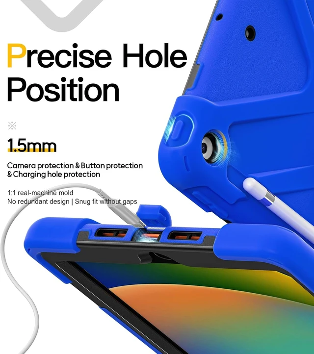 Alt view image 7 of 7 - for iPad 9th/8th/7th Generation Case - 10.2 inch 2021/2020/2019
