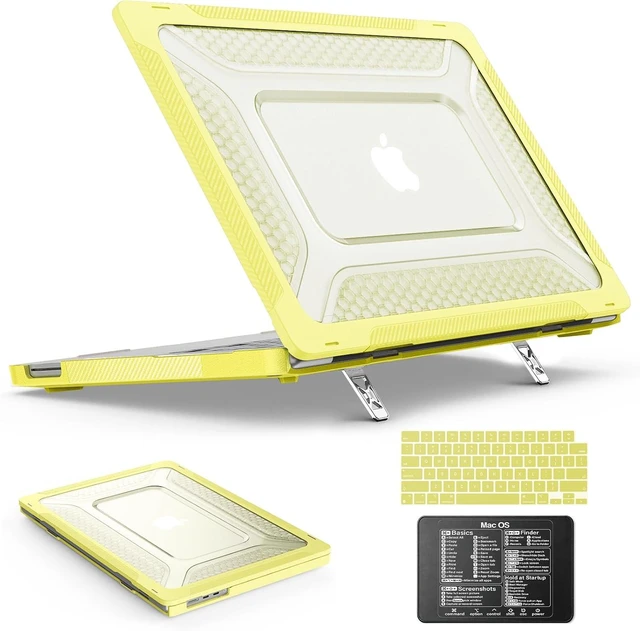 Main image of Case for MacBook Neo (A18 Pro) 2026 13 inch, Shock-Absorbing Protection with Folding Stand &Mouse Pad Case for MacBook Neo (A18 Pro) 2026 13 inch, Yellow
