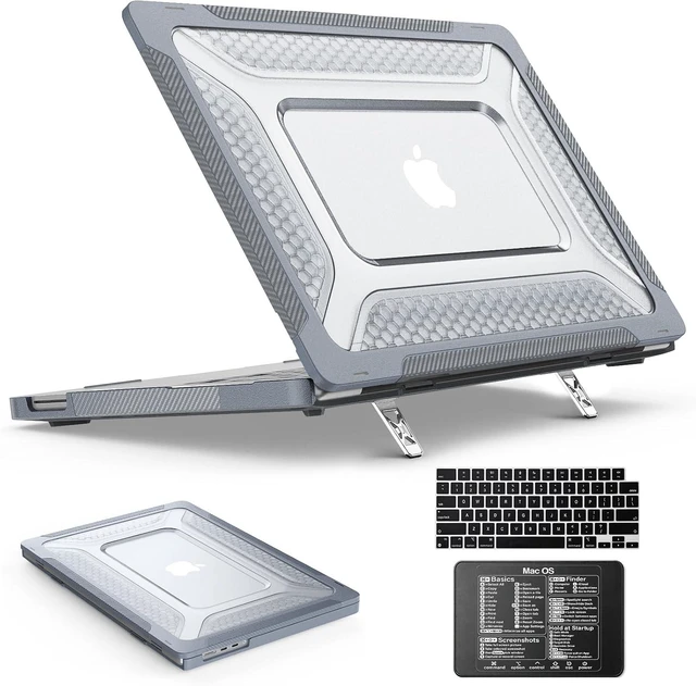 Main image of Case for MacBook Neo (A18 Pro) 2026 13 inch, Shock-Absorbing Protection with Folding Stand &Mouse Pad Case for MacBook Neo (A18 Pro) 2026 13 inch, Gray