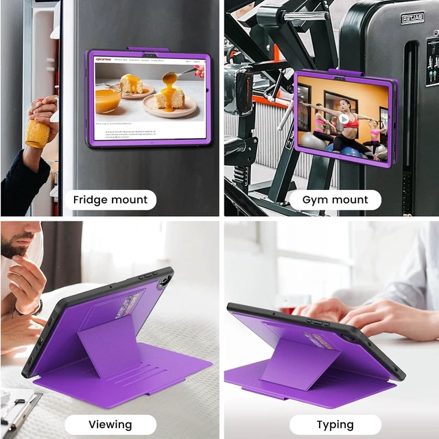 Alt view image 4 of 7 - Magnetic Case for SAM-SUNG Galaxy Tab A9+ Plus 11'', Purple