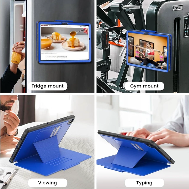 Alt view image 4 of 7 - Magnetic Case for SAM-SUNG Galaxy Tab A9+ Plus 11'', Blue