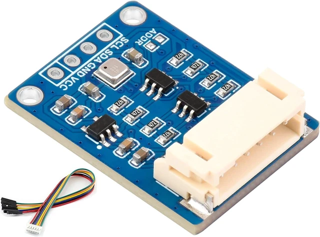 Main image of BME688 Environmental Sensor with AI Function, Supports Temperature/Humidity/Barometric Pressure/Gas Detection, I2C and SPI, Support Raspberry Pi/Raspberry Pi Pico/Arduino / ESP32,etc.