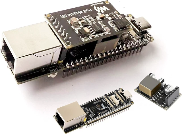 Main image of ESP32-P4 PoE Ethernet AI Development Board, ESP32-P4 Chip, with PoE Module