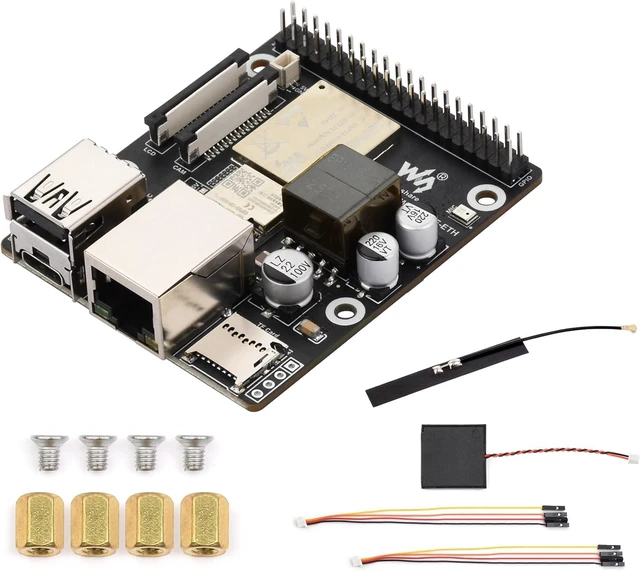 Main image of ESP32-P4 WIFI6 POE ETH AI Development Board, with ESP32-P4 and ESP32-C6