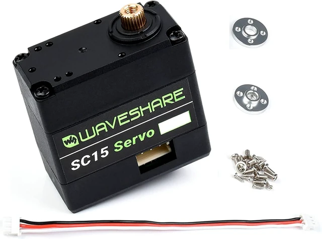 Main image of 17KG SC15 Large Torque Programmable Serial Bus Servo Motor, Servo or Motor Dual Modes for Robotic Arms, Hexapod Robots, Humanoid Robots, Wheeled Robots, etc.