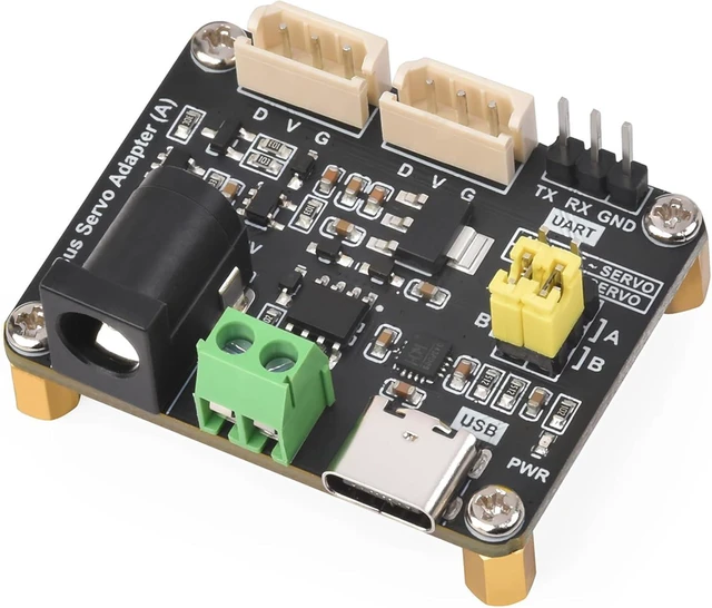 Main image of Serial Bus Servo Driver Board with Servo Power Supply and Control Circuit, Suitable for ST/SC Series Serial Bus Servos, Supports Controlling up to 253 ST/SC Series Serial Bus Servos at the Same Time