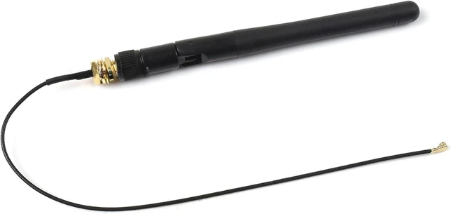 Main image of Antenna Kit Compatible with Raspberry Pi Compute Module 5 (CM5) / Compute Module 4 (CM4), Supports 2.4G/5G W-i-F-i Frequency Band, SMA Male Central Pin, 2±0.5 dBi