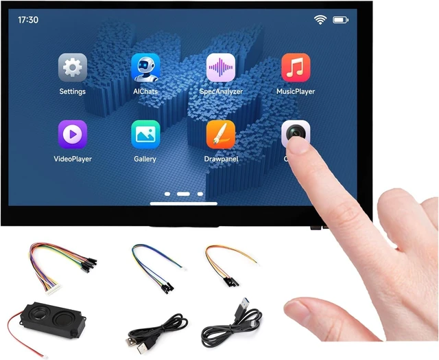 Main image of ESP32-P4-WIFI6 7inch Touch Display Development Board, Based On ESP32-P4 and ESP32-C6, 7" IPS 5-Point Touch Screen, Support AI Speech Interaction & Wi-Fi 6/BT5, with RS485/CAN/I2C/UART Headers