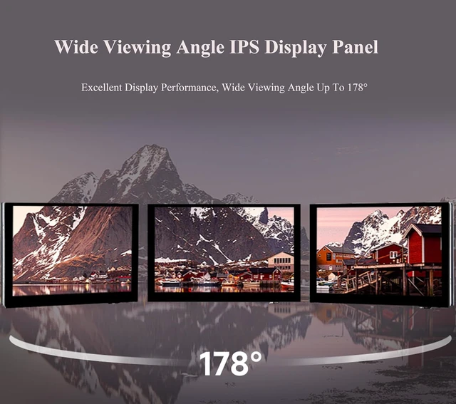 Alt view image 6 of 7 - 5inch DSI LCD 5-Point Capacitive Touch Screen Monitor for Raspberry Pi Pi5/4B/3B+/3B/3A+/CM4/CM3+/CM3, 1024 x 600 Resolution IPS Display Screen, DSI Interface, 178° Viewing Angle, No Driver Required
