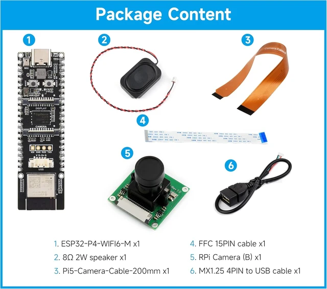 Alt view image 2 of 7 - ESP32-P4-WIFI6 Development Board, Based on ESP32-P4 and ESP32-C6