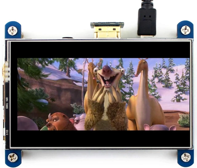Alt view image 5 of 7 - waveshare 4 inch HDMI LCD IPS Display 800x480 Resolution Resistive Touch Screen HDMI Interface for Raspberry Pi 4B/3B+/3B/2B/B+/A+/Zero W,Support Raspbian/Ubuntu/Kali/Retropie