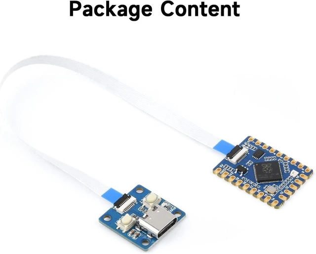 Alt view image 2 of 7 - Waveshare RP2040-Tiny Development Board, Raspberry Pi Microcontroller Development Board, Based On Official RP2040 Dual Core Processor, with USB Port Adapter