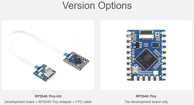 Alt view image 3 of 7 - Waveshare RP2040-Tiny Kit Based on Raspberry Pi MCU RP2040, Dual-Core Arm Processor, 20×Multi-Function GPIO Pins, Adapting USB-C Port via Adapter Board
