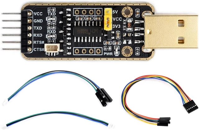 Main image of USB to UART Debugger Module for Raspberry Pi 5, Type-A Port Onboard UART Connector, Pi5 UART Debugging for Mac Linux Android Windows 7/8/8.1/10/11, High Baud Rate Transmission