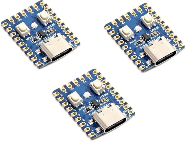 Main image of 3PCS RP2350-Zero Mini Development Board, Based On RPi RP2350A Dual-Core & Dual-Architecture Microcontroller, 29 x Multi-Function GPIO Pins Type-C Connector, Support C/C++, MicroPython