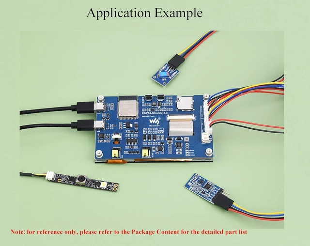 Alt view image 6 of 7 - ESP32-S3 4.3inch Touch Screen Development Board 5-Point Capacitive Display 800x480, 32-bit LX7 Dual-core Processor, Support 2.4GHz W i-Fi and BLE 5, Onboard CAN RS485 I2C Interface