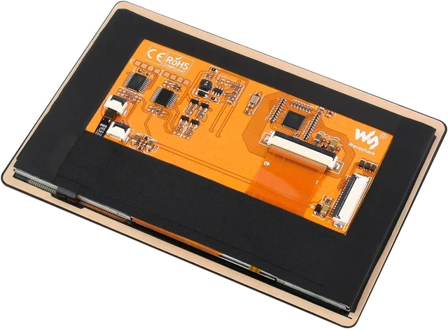 Alt view image 6 of 7 - waveshare 5inch Touch DSI Display 800 x 480, IPS Screen, 5-Point Capacitive Touch LCD,Compatible with Raspberry Pi 4B/3B+/3A+/3B/2B/B+/A+, Compute Module3/3+/Compute Module 4