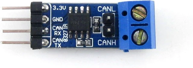 Alt view image 2 of 5 - SN65HVD230 CAN Bus Transceiver Board for Connecting MCUs to CAN Network, Pinout Compatible with PCA82C250, ESD Protection, CAN Bus Communication Module, 3.3V