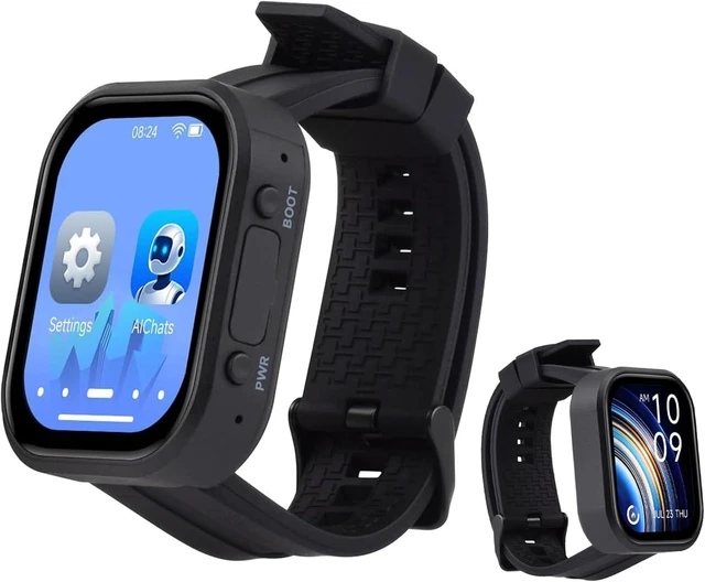 Main image of ESP32-C6 2.06inch AMOLED Touch Watch Development Board, 410×502 Pixels, RISC-V 32-bit Processor, Supports WiFi 6 / Bluetooth 5 / Zigbee, ESP32 with Display, Supports AI Speech Interaction