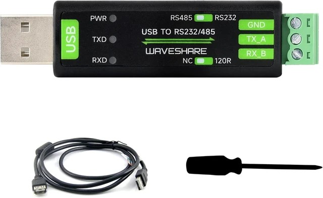 Main image of USB to RS485/RS232 Serial Converter Board, Onboard Original FT232RNL Chip Fast Stable Transmission,Multiple Devices Applicable, Compatible with Mac, Linux,Android, Windows 11/10/ 8.1/ 8/ 7, etc.