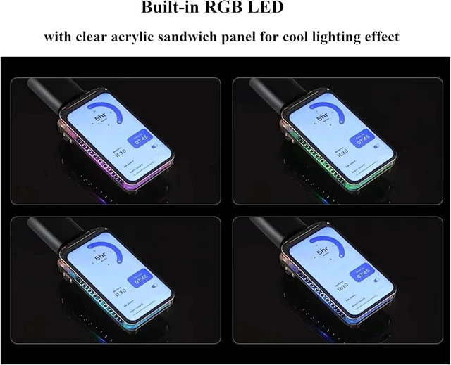 Alt view image 6 of 7 - ESP32-C6 1.47inch Display Development Board,172×320, 262K RGB Color, 262K Color, 160MHz Running Frequency Single-core Processor, Support W-iF-i & BLE, with Colorful RGB LED, ESP32 with Display