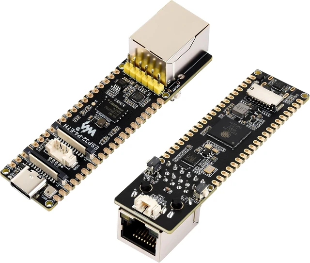 Main image of ESP32-P4-ETH Development Board, Based On ESP32-P4 with 100 Mbps RJ45 Ethernet Port, Rich Human-Machine Interfaces (Display/Camera/Speaker Header,etc.), Supports AI Speech Interaction