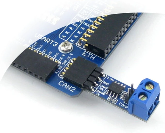 Alt view image 3 of 5 - (2PCS) SN65HVD230 CAN Bus Transceiver Board for Connecting MCUs to CAN Network, Pinout Compatible with PCA82C250, ESD Protection, CAN Bus Communication Module, 3.3V
