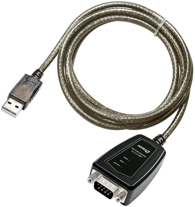 Alt view image 7 of 7 - DTECH USB to Serial Adapter RS485 RS422 R232 (3 in 1 Interface) Supports DC 5V with Breakout Board LED Lights for Multi-Kind Control Devices Windows 11 10 8 7 XP Mac (5ft)