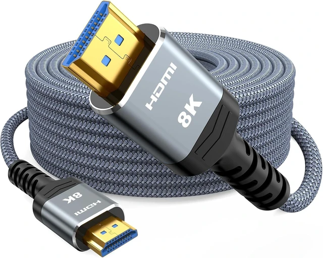 Main image of Long 8K Fiber Optic HDMI Cable 40 FT, 2.1 Unidirectional 48Gbps