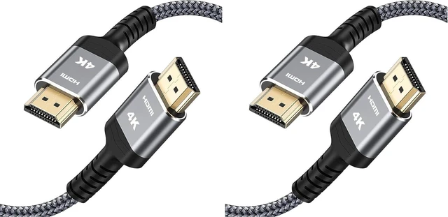 Main image of HDMI Cable 10 ft, 4K Ultra High Speed HDMI to HDMI Cord (Pack of 2)