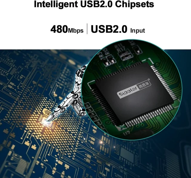 Alt view image 3 of 7 - Industrial 20-Port USB 2.0 High Power Hub with up to 1.2A Charging Current per Port