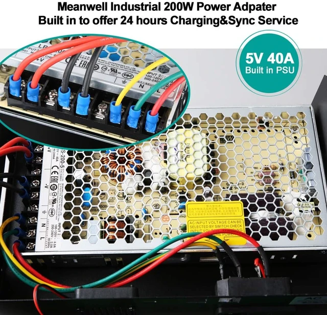 Alt view image 3 of 7 - USB 3.0 Hub Industrial 20-Port USB Hub/Charging Station Support Mobile Devices/Tablets Refurbishing - 5120Mbps