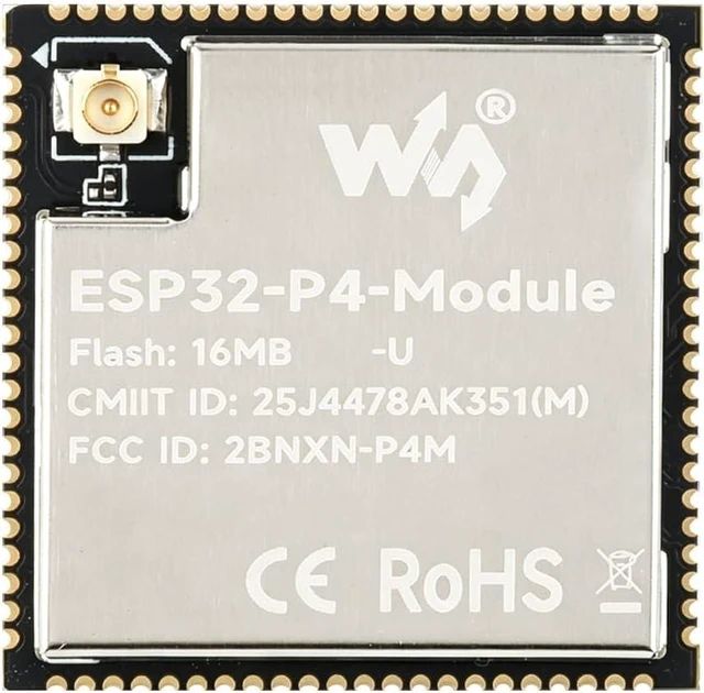 Main image of Waveshare ESP32-P4-Module Core Board, 16MB Flash, Onboard IPEX Connector | Based On ESP32-P4 And ESP32-C6 Dual-Chip Design, Supports 2.4GHz W-F And BLT 5.3