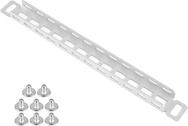 Main image of Waveshare HomeRack 10inch Cabinet Acce-0.5U 12-Port Blank Patch Panel | HomeRack Blank Keystone Patch Panel 0.5U