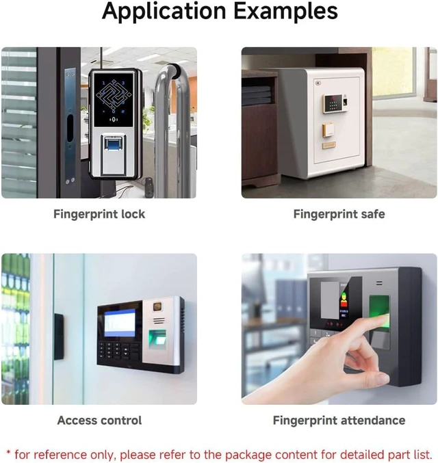 Alt view image 6 of 7 - Waveshare Round-Shaped All-in-One Capacitive Fingerprint Sensor G Type | Onboard LED indicator, 192 × 192 Image Pixels, Commercial Fingerprinting Algorithm, UART Communication, Compact Size