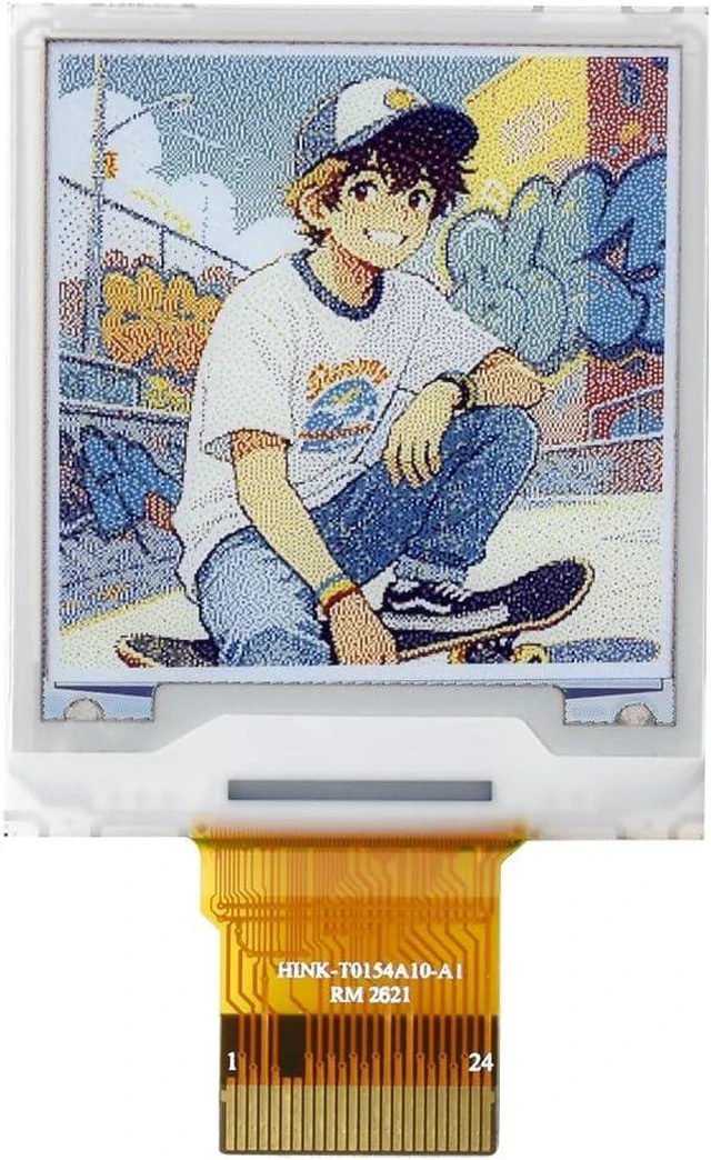 Main image of Waveshare 1.54inch e-Paper Display, E Ink Spectra 6 (E6), Raw Display | E6 Full Color, 240×240 pixels, SPI Interface, low power, wide viewing angle, paper-like effect without electricity
